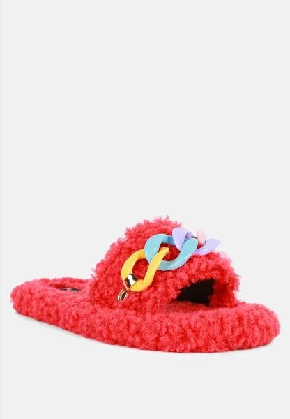 Rola Acrylic Chain Slides Women - Image 2