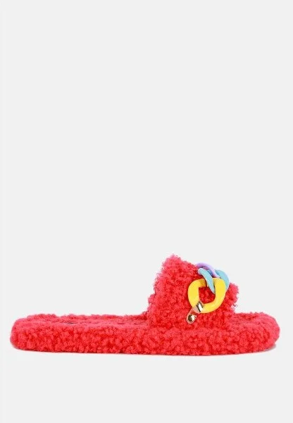 Rola Acrylic Chain Slides Women