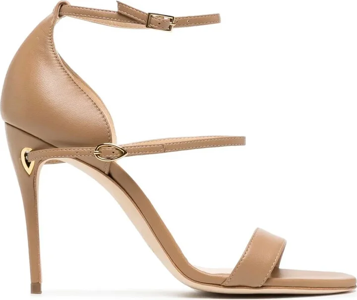 Rolando 105mm leather sandals