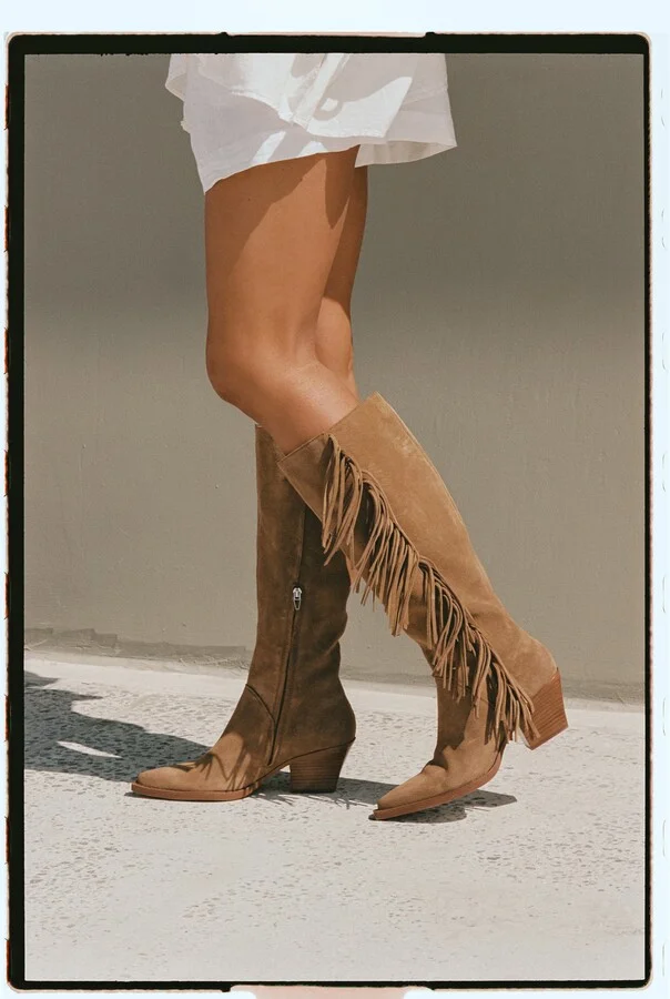 Roley Fringe Western Boot - Image 10