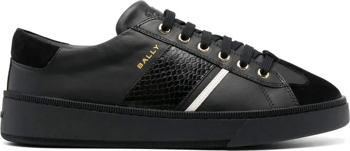 Roller P low-top leather sneakers