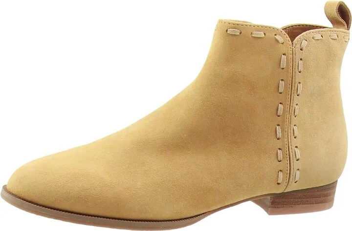 Rollins Cord Womens Zipper Suede Booties