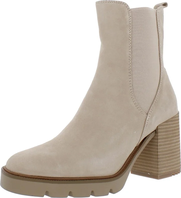 Rollins Womens Mixed Media Ankle Chelsea Boots