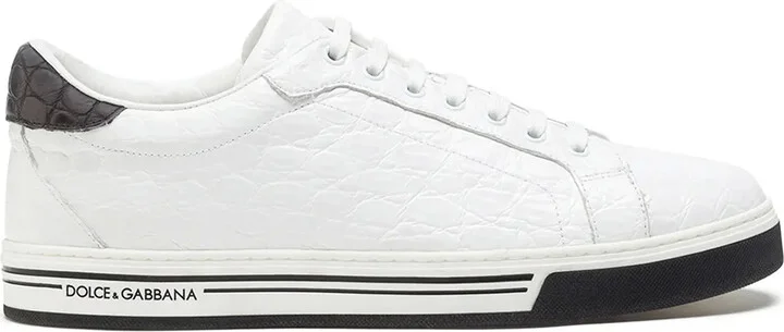 Roma crocodile leather sneakers