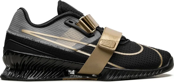 Romaleos 4 "Black/Metallic Gold" weightlifting shoes