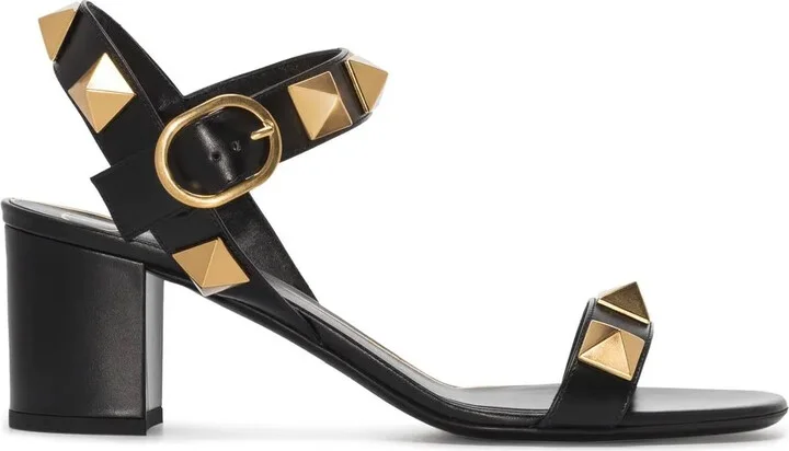 Roman Stud 60mm block-heel sandals