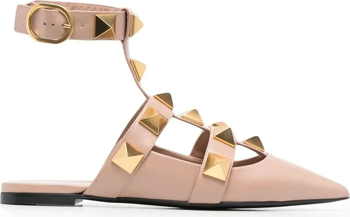 Roman Stud ballerina shoes