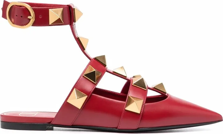 Roman Stud ballet flats