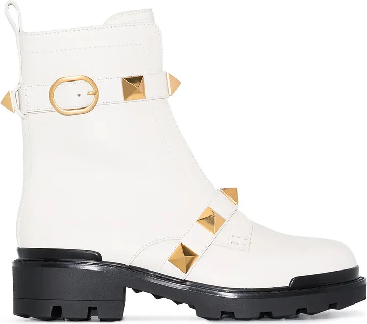 Roman Stud biker boots