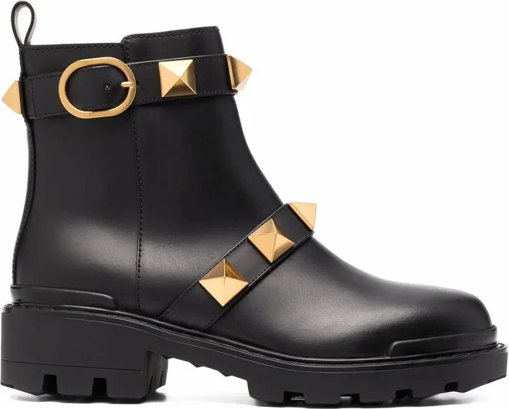 Roman Stud biker boots