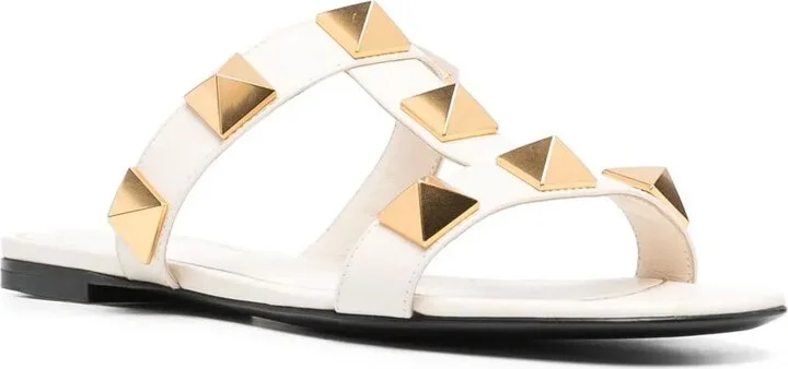 Roman Stud flat leather sandals - Image 2