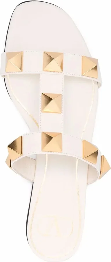 Roman Stud flat leather sandals - Image 4