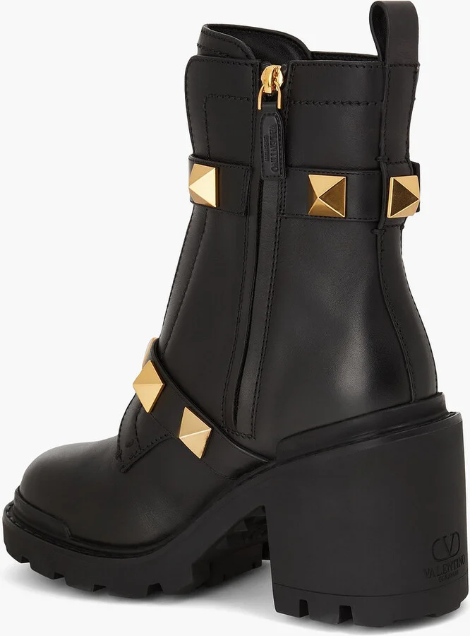 Roman Stud leather ankle boots - Image 3