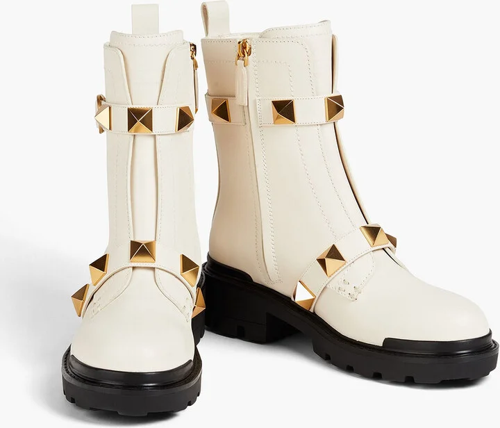 Roman Stud leather ankle boots - Image 2