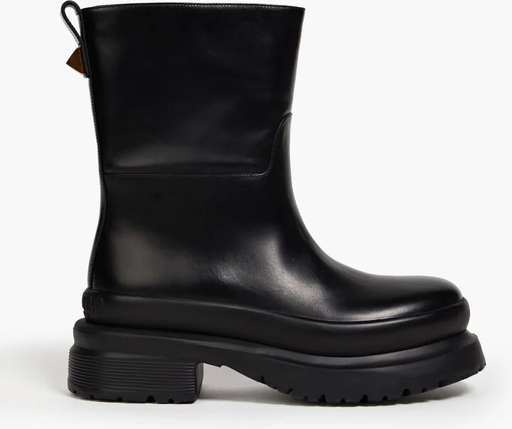 Roman Stud leather ankle boots