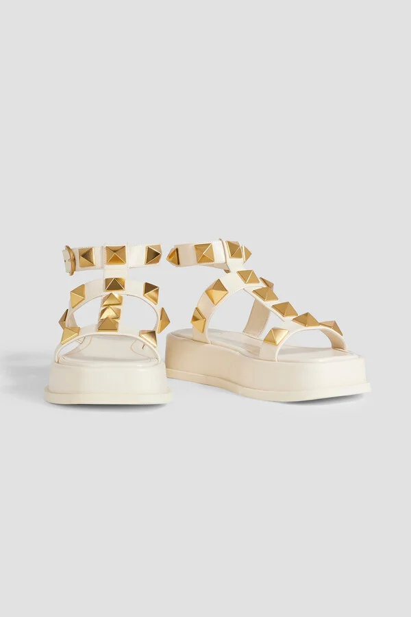 Roman Stud leather platform sandals - Image 2