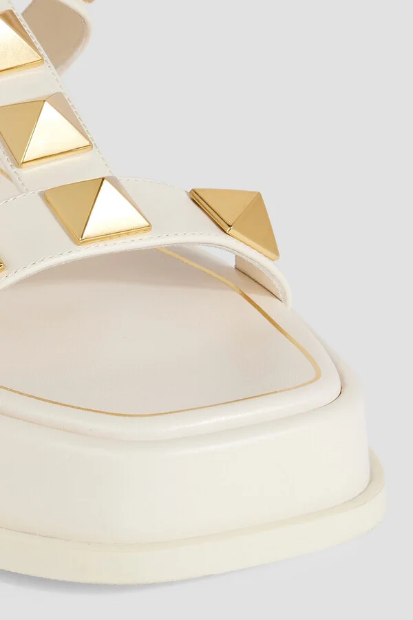 Roman Stud leather platform sandals - Image 4