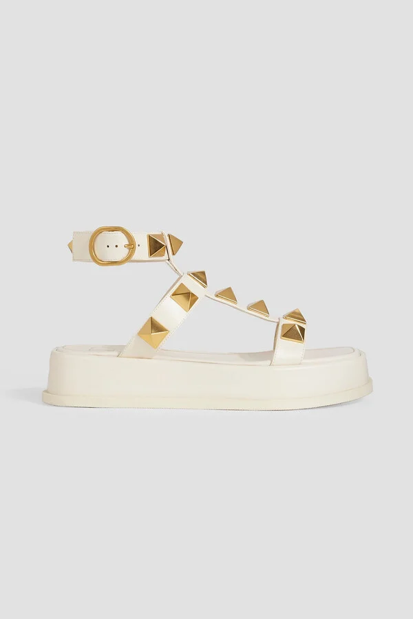Roman Stud leather platform sandals