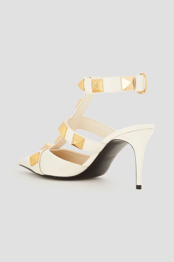 Roman Stud leather pumps - Image 3