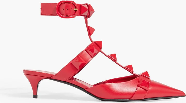 Roman Stud leather pumps