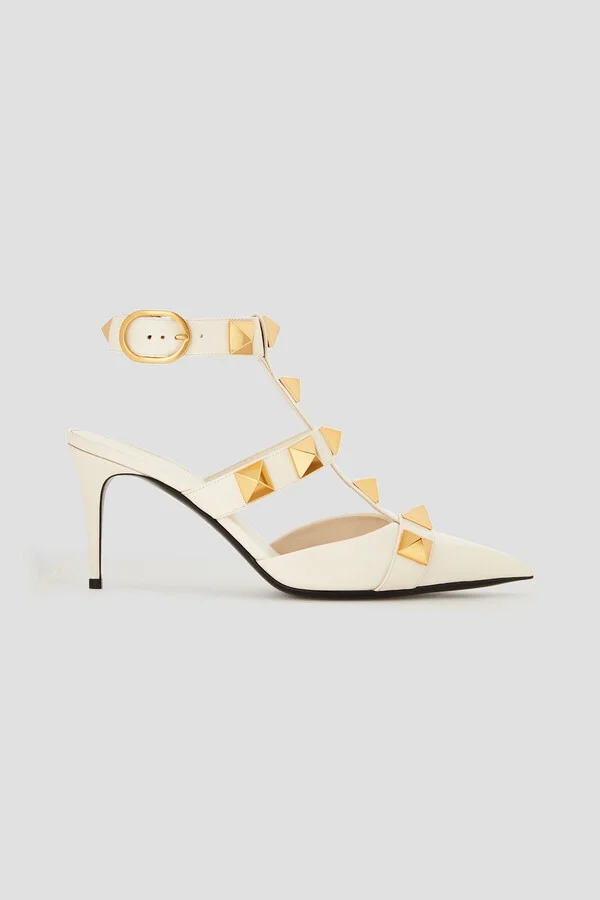 Roman Stud leather pumps