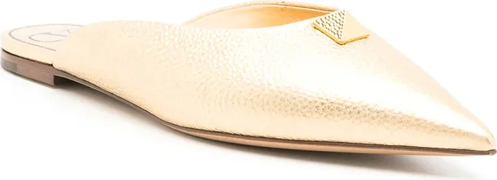 Roman Stud metallic mules - Image 2