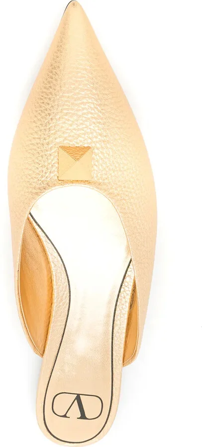Roman Stud metallic mules - Image 4