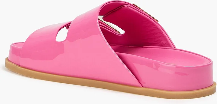 Roman Stud patent-leather sandals - Image 3