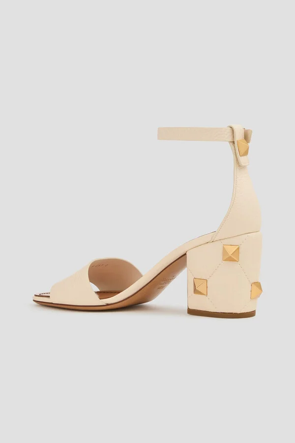 Roman Stud quilted pebbled-leather sandals - Image 3