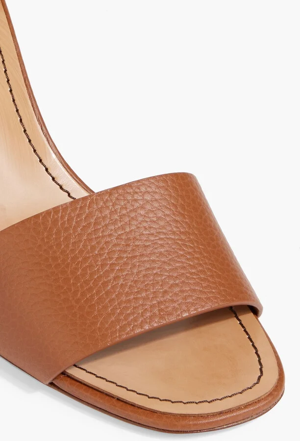 Roman Stud quilted pebbled-leather sandals - Image 7