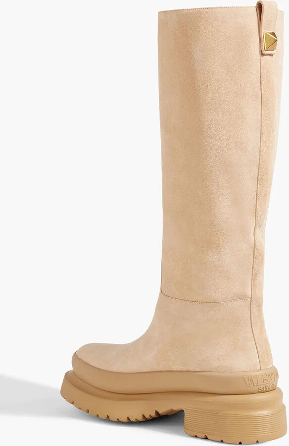 Roman Stud suede platform boots - Image 3