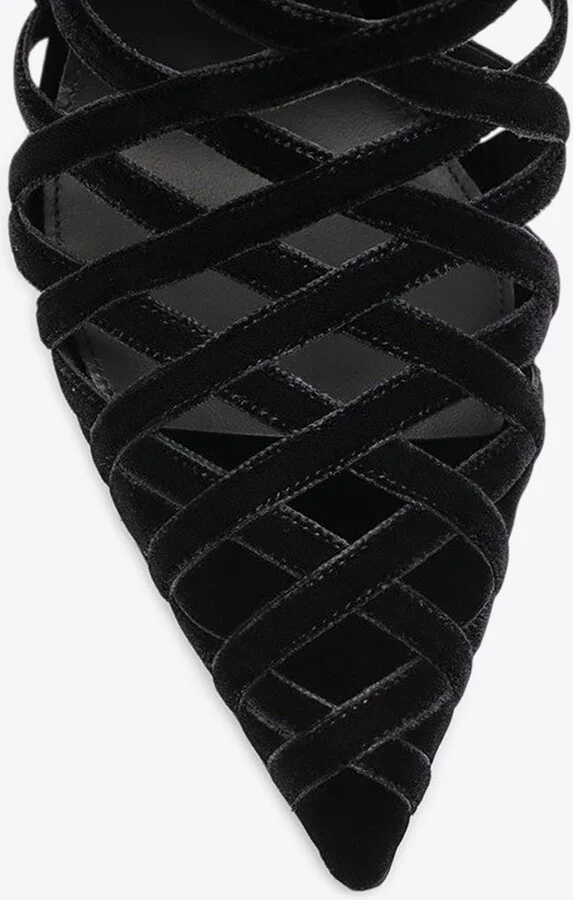 Romance 105 Velvet Ankle Boots - Image 2
