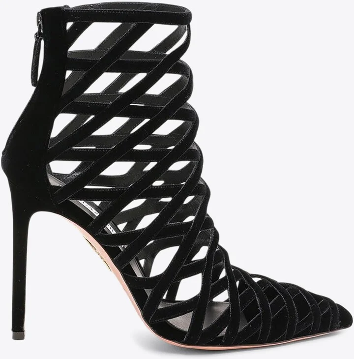 Romance 105 Velvet Ankle Boots