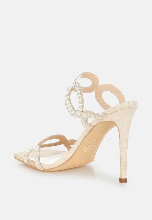 Romashka Cut Out Detail Stiletto Heel Sandals - Image 5