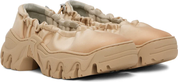 Rombaut Beige Boccaccio II Aura Ballerina Flats - Image 4