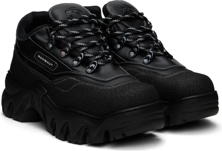 Rombaut Black Boccaccio II Asfalto Sneakers - Image 4