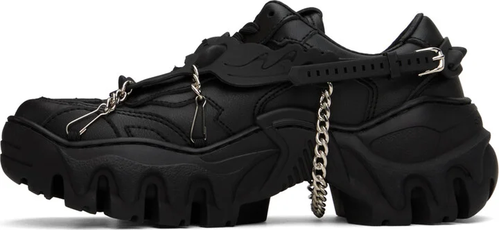 Rombaut Black Boccaccio II Harness Sneakers - Image 3