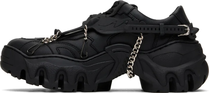 Rombaut Black Boccaccio II Harness Sneakers - Image 3