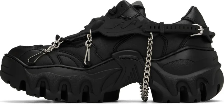 Rombaut Black Boccaccio II Harness Sneakers - Image 3