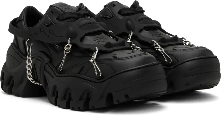 Rombaut Black Boccaccio II Harness Sneakers - Image 4