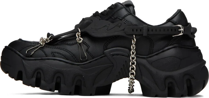 Rombaut Black Boccaccio II Harness Sneakers - Image 3