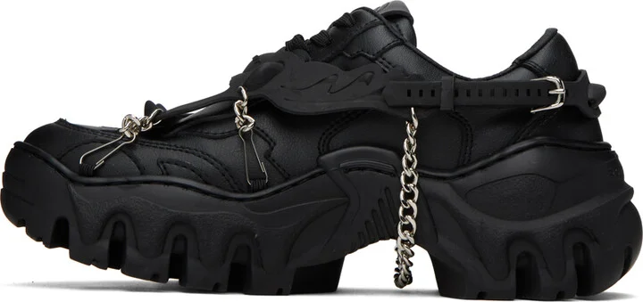 Rombaut Black Boccaccio II Harness Sneakers - Image 3