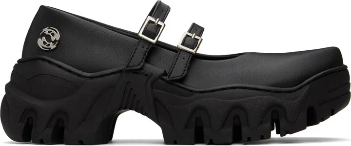 Rombaut Black Boccaccio II MJ Ballerina Flats