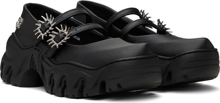 Rombaut Black MJ Ballerina Flats - Image 4