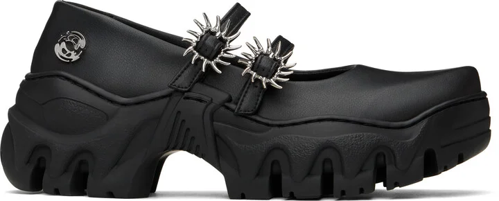 Rombaut Black MJ Ballerina Flats