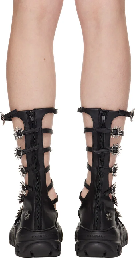 Rombaut Black MJ High Ballerina Flats - Image 2