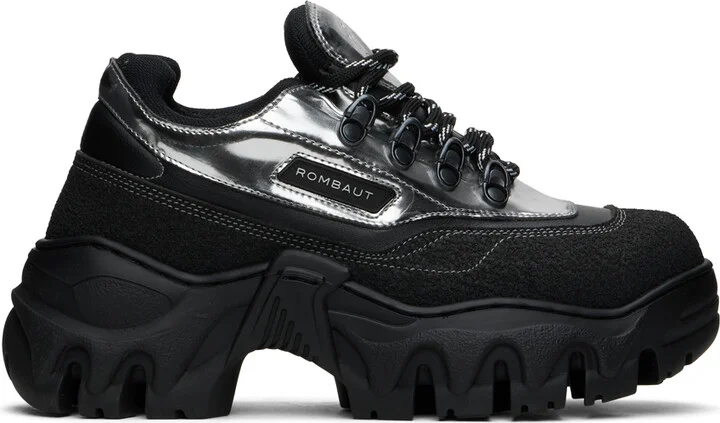 Rombaut Black & Silver Boccaccio II Asfalto Sneakers