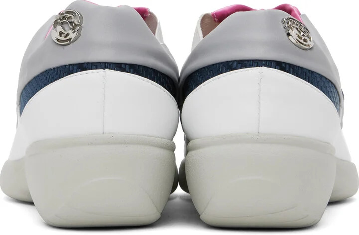 Rombaut Pink & Gray Neo Sneakers - Image 2