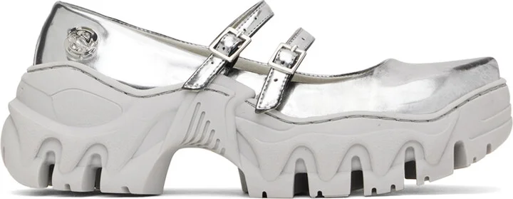 Rombaut Silver Boccaccio II MJ Ballerina Flats