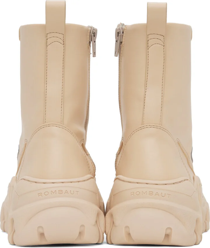 Rombaut SSENSE Exclusive Beige Boccaccio II Boots - Image 2